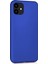 Matte Silicone Apple iPhone 11 Kılıf Mavi 1