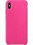 Apple iPhone XS Kılıf Liquid Lansman Silikon Pembe 1