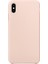 Apple iPhone XS Kılıf Liquid Lansman Silikon Rose Gold 1