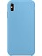 Apple iPhone X Kılıf Liquid Lansman Silikon Mavi 1