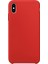 Apple iPhone X Kılıf Liquid Lansman Silikon Kırmızı 1