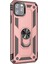 Apple iPhone 11 Pro Kılıf Military Ring Holder Rose Gold 1