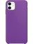 Apple iPhone 11 Kılıf Liquid Lansman Silikon Mor 1