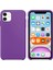 Apple iPhone 11 Kılıf Liquid Lansman Silikon Mor 2