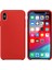 Apple iPhone XS Max Kılıf Liquid Lansman Silikon Kırmızı 2