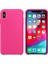 Apple iPhone XS Kılıf Liquid Lansman Silikon Pembe 2