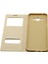 Samsung Galaxy A8 Gizli Mıknatıslı Kapaklı Kılıf - Gold 3