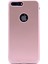 Apple iPhone 8 Plus Ultra İnce Mat Silikon - Rose + Tam Kaplayan 6D Nano Ekran Koruyucu 1