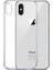 Apple iPhone X Silikon Kılıf Şeffaf + Cam Ekran Koruyucu Şeffaf 1