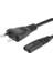 power güç kablosu tv-radyo -notebook adaptör 2 pin teyip fişi 2