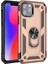 Apple iPhone 11 Pro Kılıf Çift Katmanlı Yüzüklü Manyetik Vega Arka Kapak Altın 1