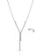 Gümüş Kaplama Su Yolu Kolye Küpe Set Ps0795 1