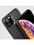 Apple iPhone 11 Pro Max Kılıf Negro Karbon Dizayn Silikon Lacivert 2