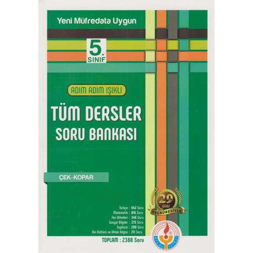 Adım Adım Işıklı 5.Sınıf Tüm Dersler Soru Bankası Kitabı ve Fiyatı