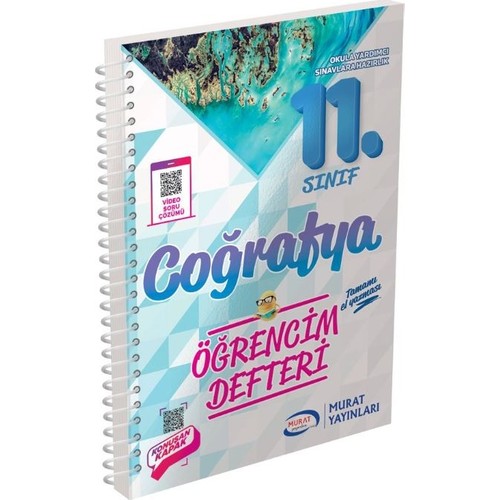 Murat Yayinlari 11 Sinif Cografya Video Cozumlu Ogrencim Defteri