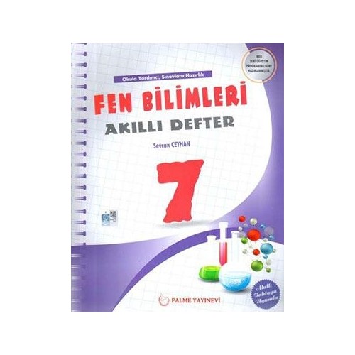 Palme Yayincilik 7 Sinif Fen Bilimleri Akilli Defter Kitabi