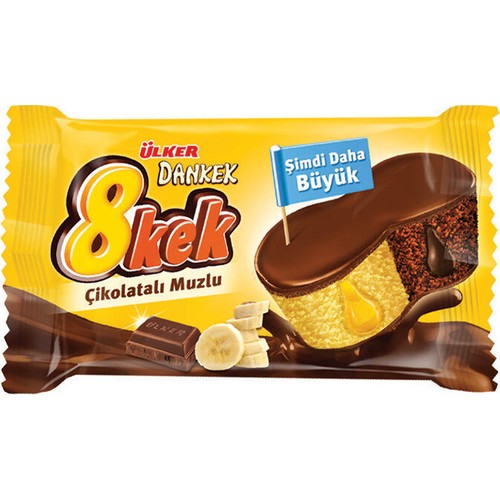 Dankek 8 Kek Çikolatalı Muzlu 55 gr 24�Lü Set Fiyatı