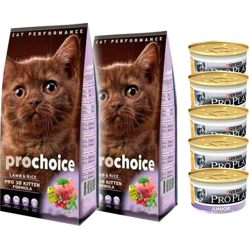 Pro Choice Kitten Yavru 400 g Kuzulu Kedi Maması 2 Ad. + 5 Fiyatı