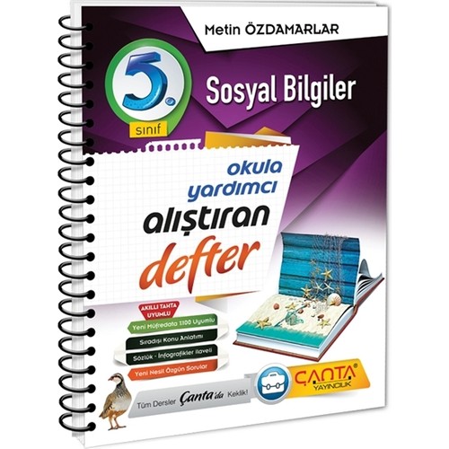 Canta Yayinlari 5 Sinif Sosyal Bilgiler Alistiran Defter Kitabi