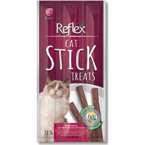 Reflex Ciğerli Tahılsız Kedi Ödül Çubuğu 3 x 5 g Fiyatı