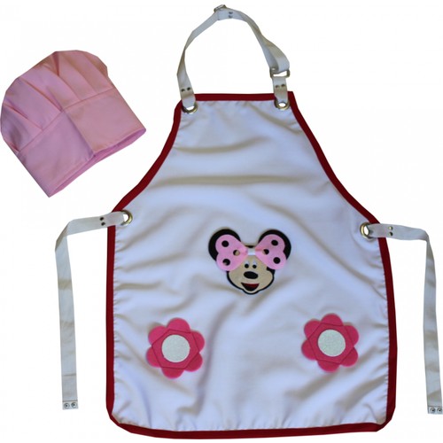Medusa Forma Çocuk Aşçı Kıyafeti Askılı Önlük Kep Kreş Fiyatı
