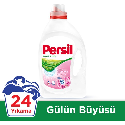 Persil Power Jel Çamaşır Deterjanı Gül 24 Yıkama