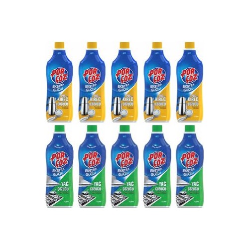 Ihtiyaçlimanı Porçöz Pas ve Kireç Çözücü 1ltx5=5lt,porçöz Fiyatı