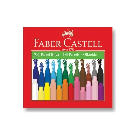 Faber-Castell Karton Kutu Pastel Boya 24 Renk