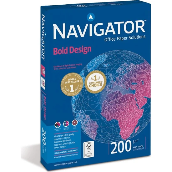 Navigator Gramajlı Fotokopi Kağıdı A4-200GR.150 Yaprak