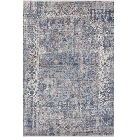 bahariye hali intense in 8899 gri mavi 100 x 300 cm fiyati