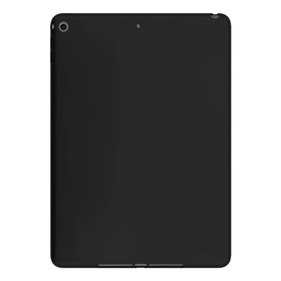 Crescent Apple iPad Mini 2 (2013) Rubber&Soft Feeling Kılıf Seti (Tablet Kılıfı + 9H Koruyucu Cam + Şarj Kablosu + Kulaklık + Stylus Kalem) (A1489/A1490/A1491) Siyah