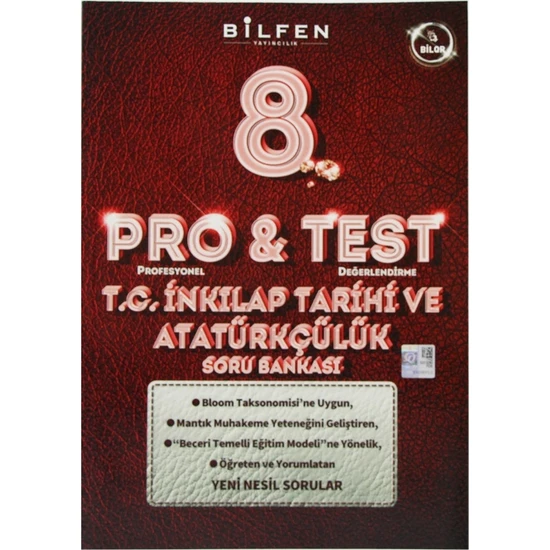 Bilfen Yayıncılık 8. Sınıf Pro&Test Tc İnkılap Tarihi Ve Atatürkçülük Soru Bankası