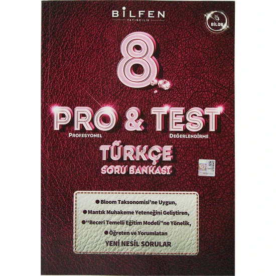 Bilfen Yayınları 8. Sınıf Pro&Test Türkçe Soru Bankası