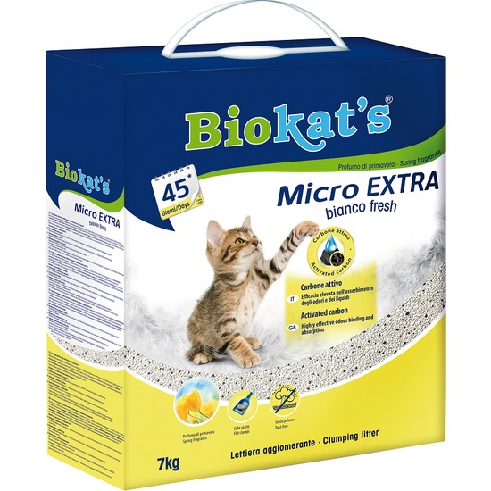 Biokats Kedi Kumu Micro Bianco Fresh Extra 7 Kg Fiyatı