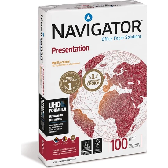 Navigator Gramajlı Fotokopi Kağıdı A4 - 100 g 500 Yaprak