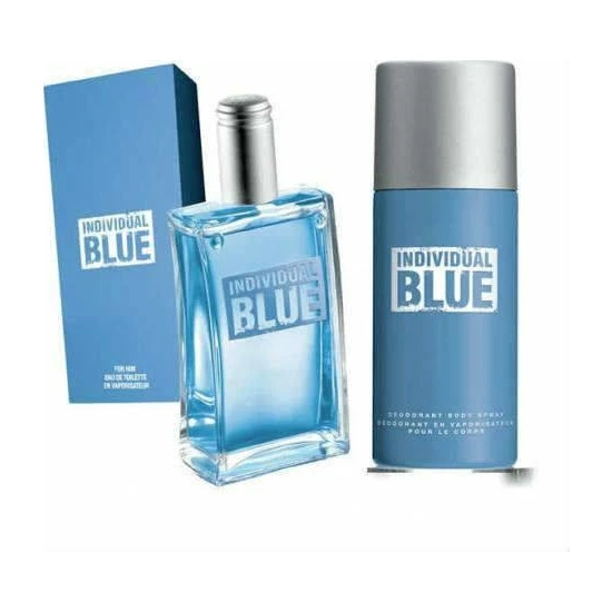 Avon Individual Blue Erkek Parfüm+Avon Individual Blue Deo Sprey 150 ml