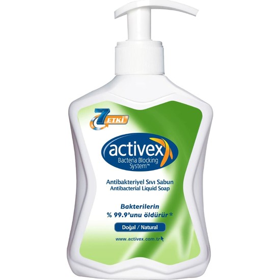 Activex Antibakteriyel Sıvı Sabun Doğal Koruma 300 Ml