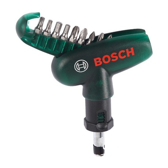Bosch 10 Parçalı Cırcırlı El Tornavidası