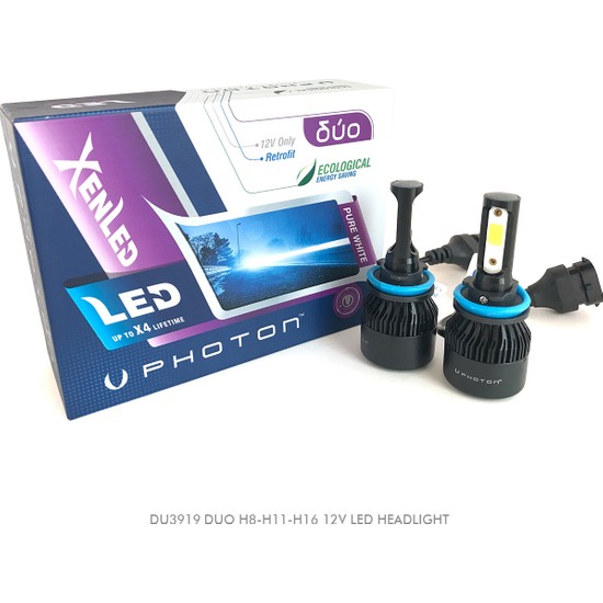 Photon Duo Led Xenon Far Ampulu H1 / H3 / H4 / H7 / H10 / Fiyatı