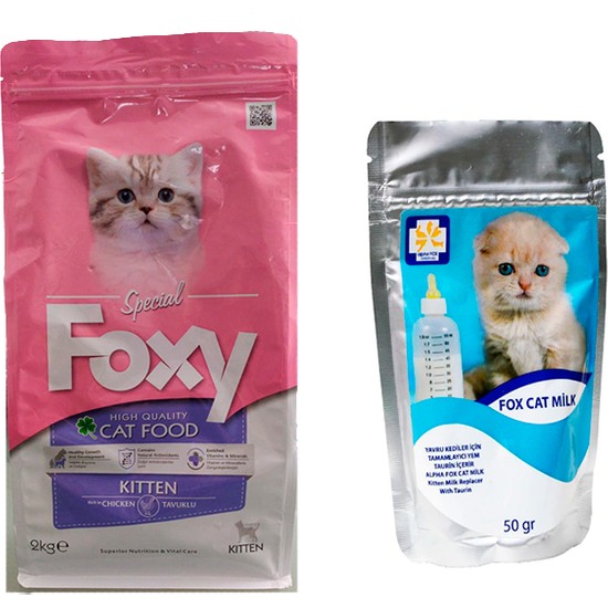 Foxy Kitten Yavru Kediler İçin Özel Tavuklu 2 kg Kedi Maması Fiyatı