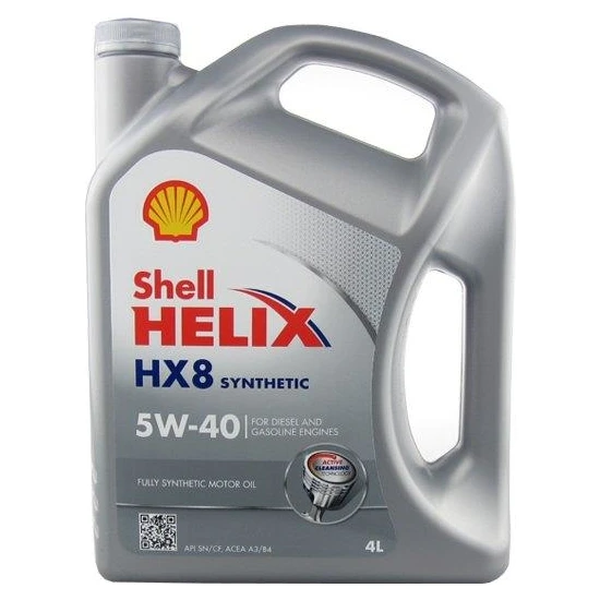 Shell Helix HX8 5W-40 4 Litre Motor Yağı ( Üretim Yılı: 2023 )