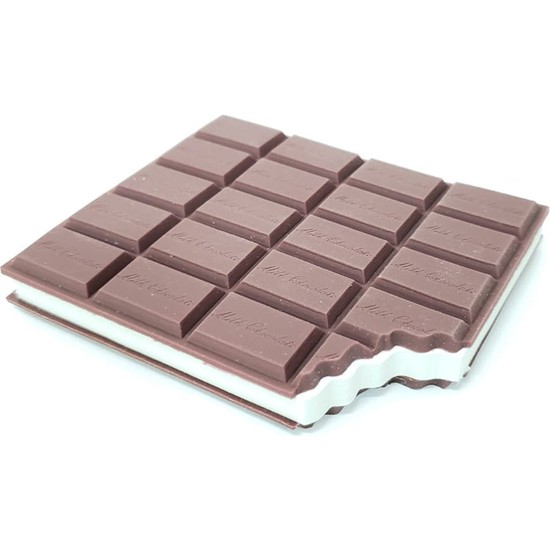 Hediye Elçisi Kakao Kokulu Çikolata Şeklinde Not Defteri