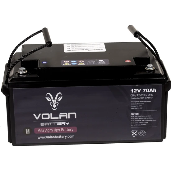 Volan Battery 12 Volt 70 Ah (Amper) Kuru Akü