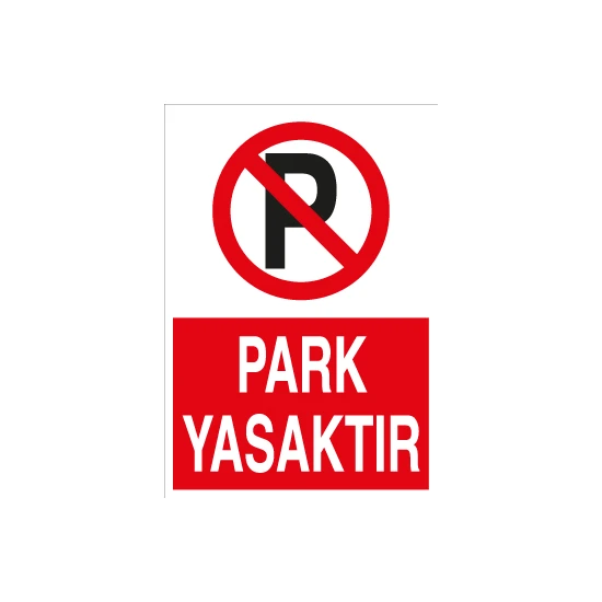 Canis Etiket Park Yasaktır Sticker-Folyo