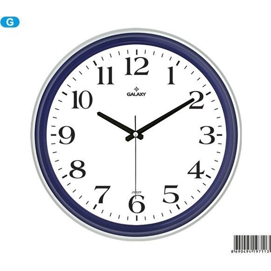 Galaxy 1971G Premium Orta Boy Duvar Saati 35CM Fiyatı Galaxy 1971G Premium Orta Boy Duvar Saati 35CM Fiyatı