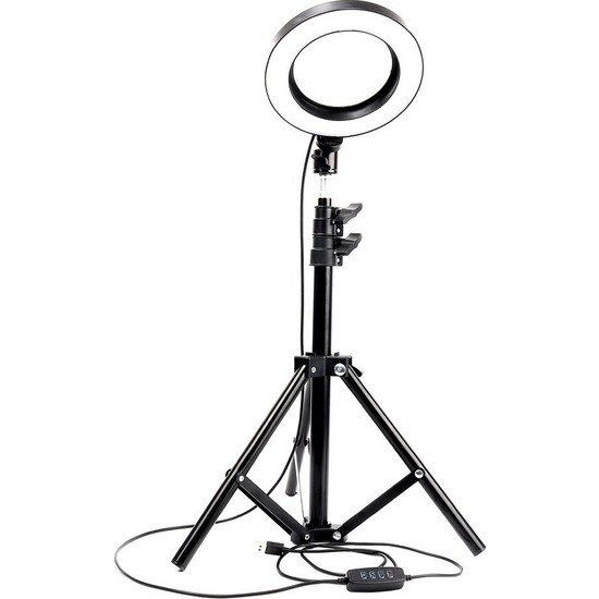 Blackmarket 10" Kuaför Makyaj Youtube Çekimleri Ring Light Sürekli 10 Inç Işık 2m Stand