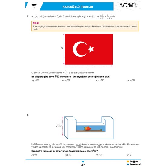 8.SınıfLgsKafadar Matematik Soru Bankası Fiyatı