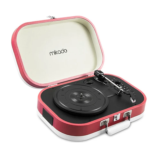 Mikado Nostalgia MN-101 Pikap Mercan Rengi Usb+RCA+Bluetooth Destekli Müzik Kutusu