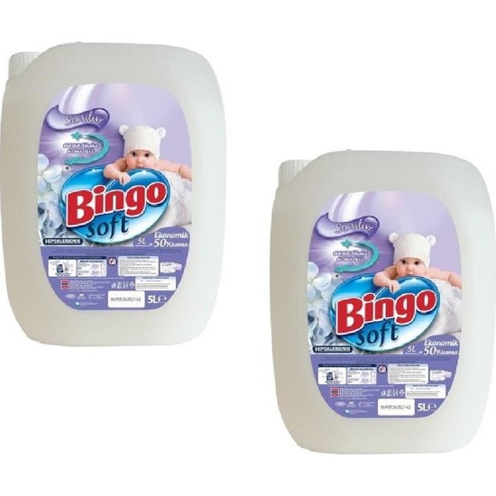 Bingo Yumuşatıcı Sensitive 5 lt x 2�li Set Fiyatı