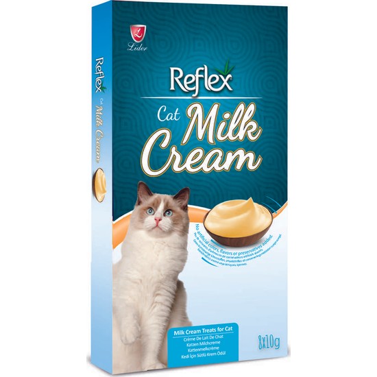 Reflex Sütlü Kremalı Yetişkin Kedi Sıvı Ödül Maması 8 x 10 g Fiyatı